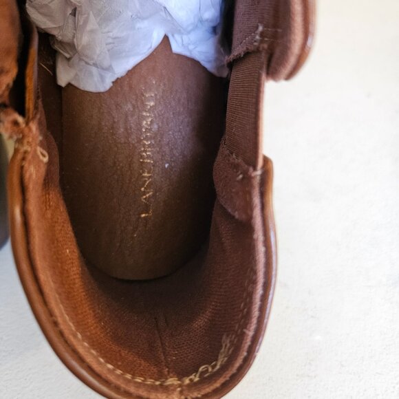 Lane Bryant Dream Cloud Side-Dip Ankle Boot Women's SZ 8.5W Cognac Zipper NWT - Picture 10 of 12